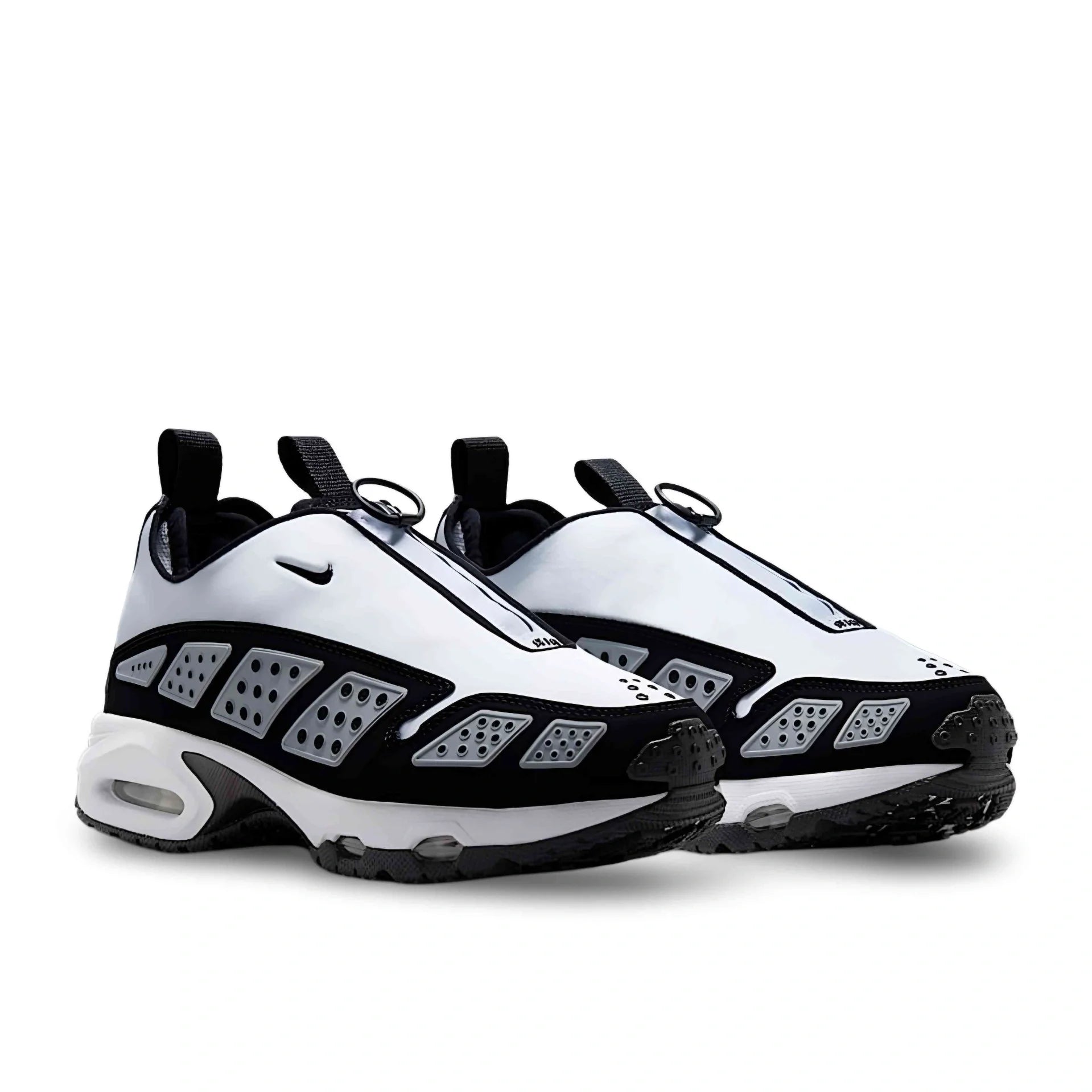 Air Max SNDR in white and black.