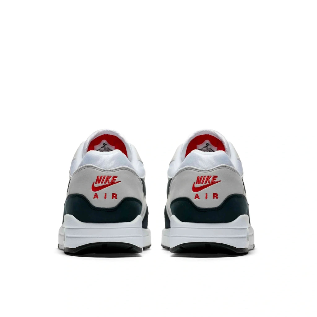 Nike Air Max 1 '86 in dark blue and red.