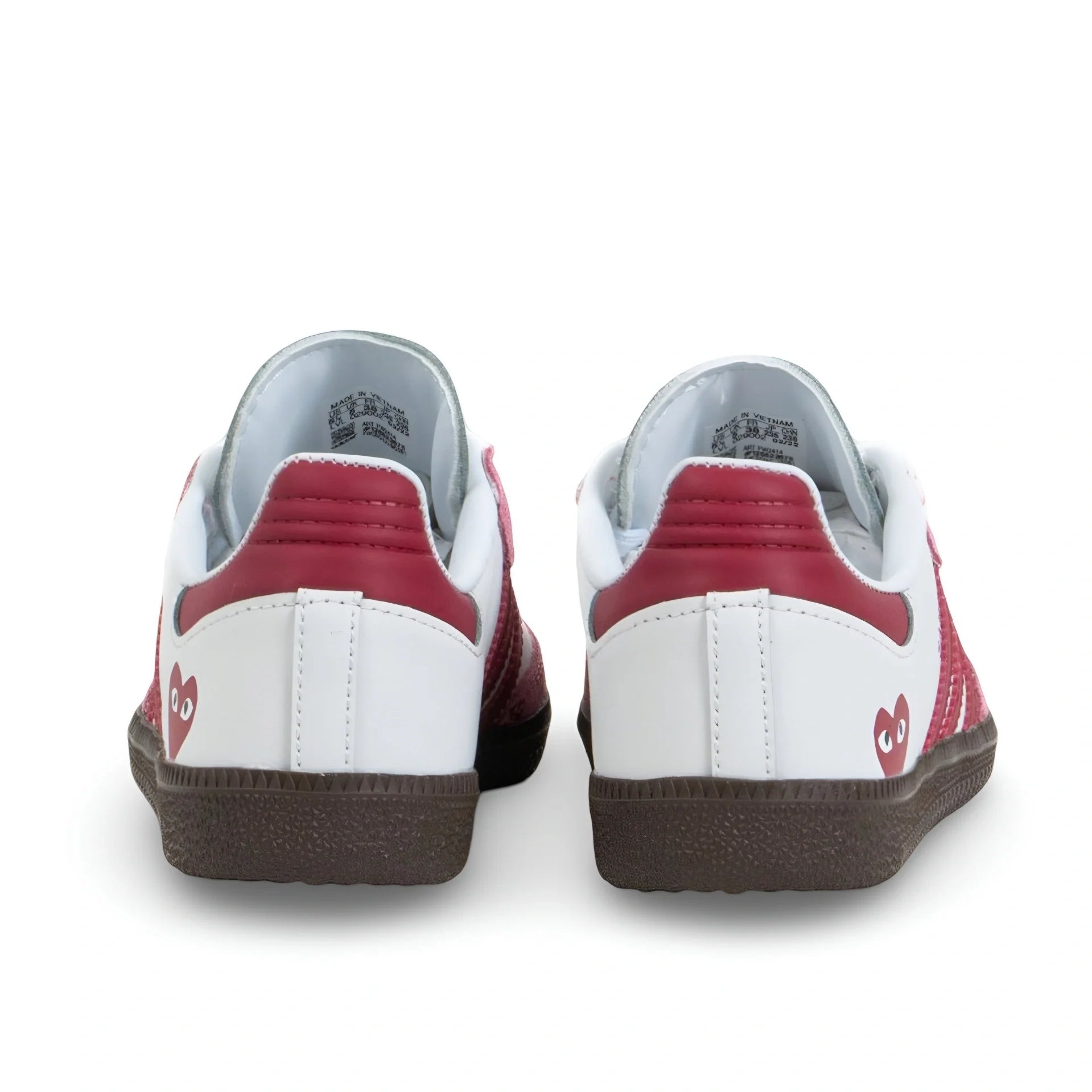 Adidas Samba Love Heart Edition – White, Red & Pink