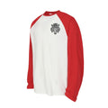 chrome hearts - long sleeve red and white long-sleeve shirt with a graphic design
