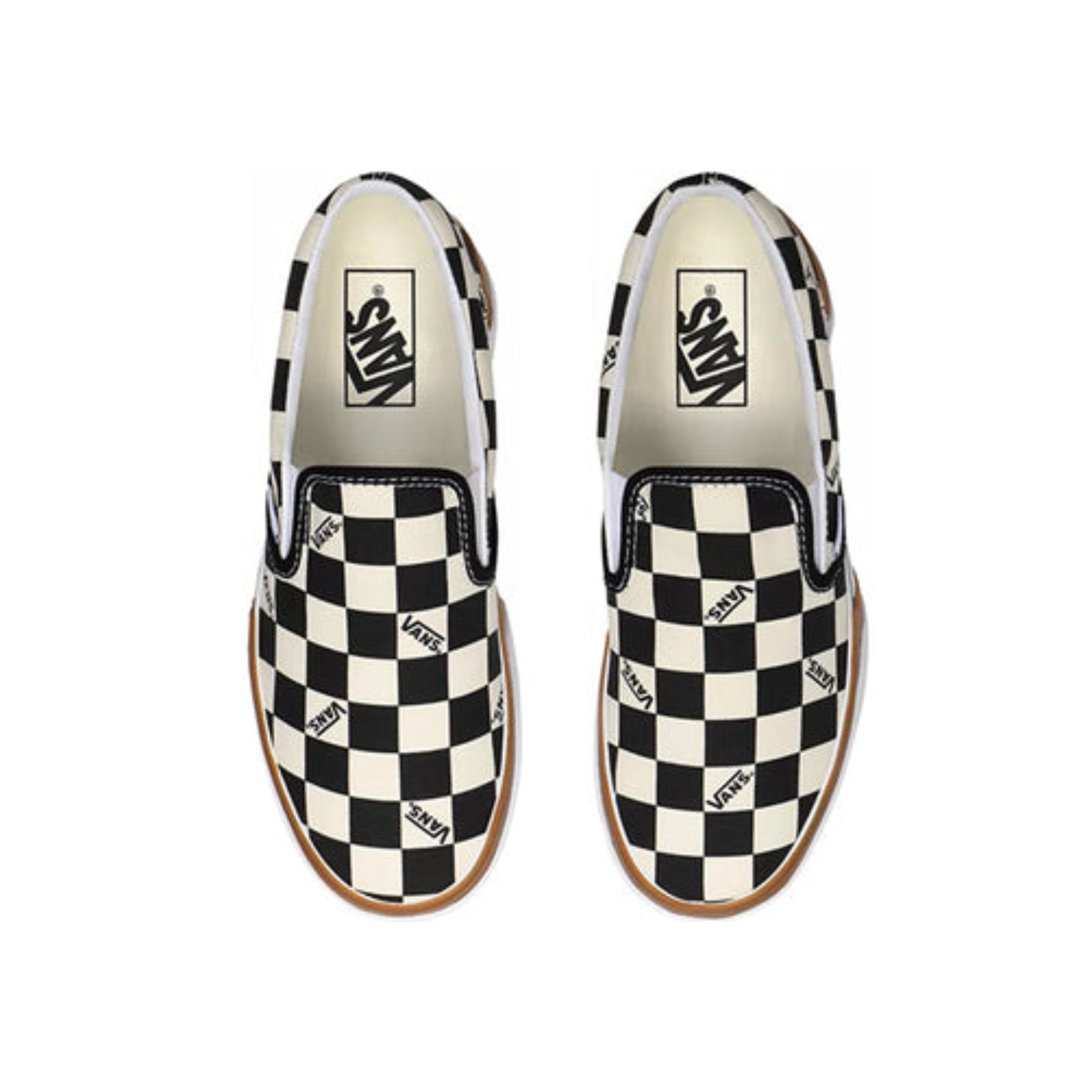 Vans Checkerboard Slip-On Stacked (Multi/True White)