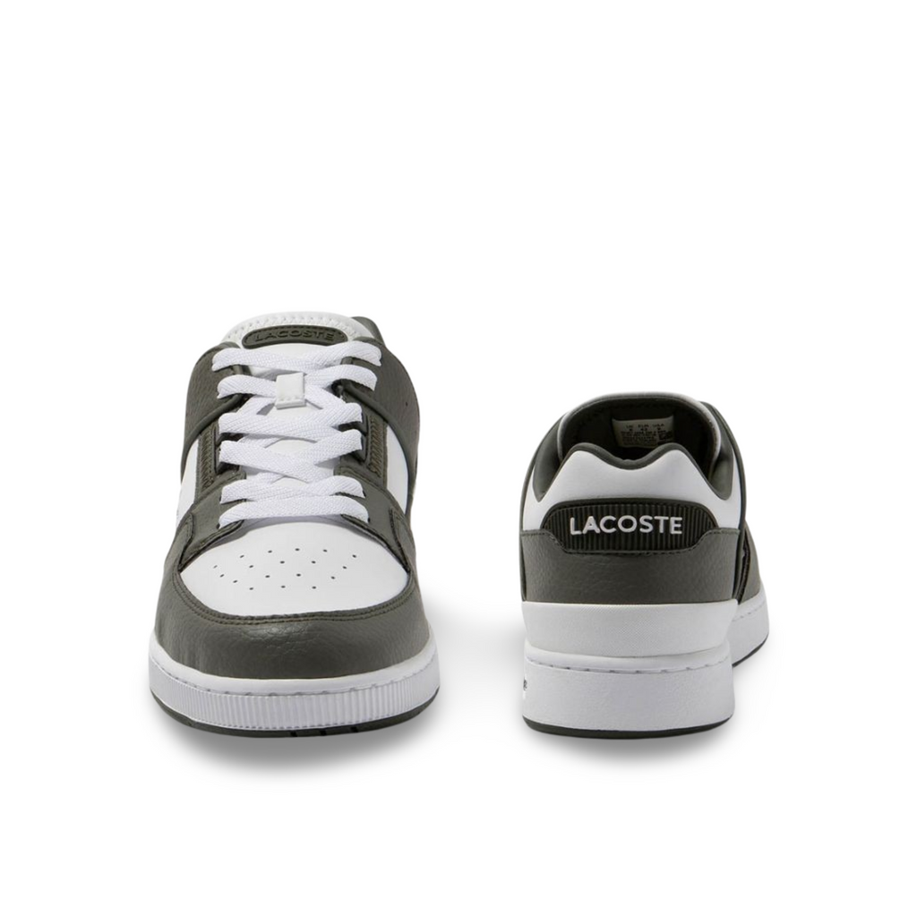 Lacoste Court Cage Trainers – White/Khaki
